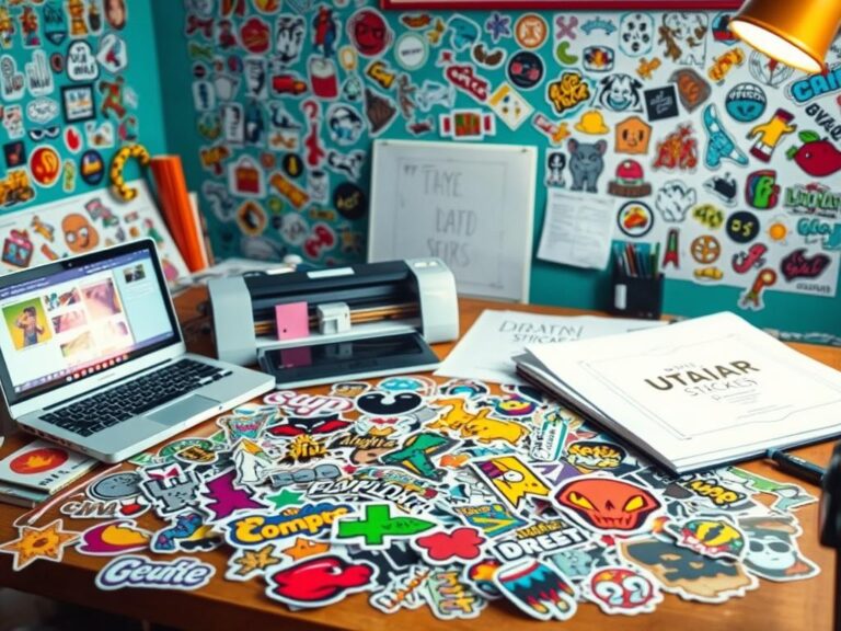 Como Fazer Adesivos Personalizados e Lucrar