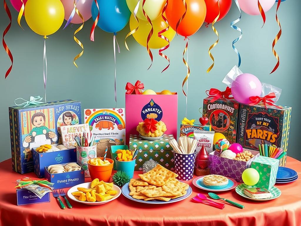 cardápio para kits de festa