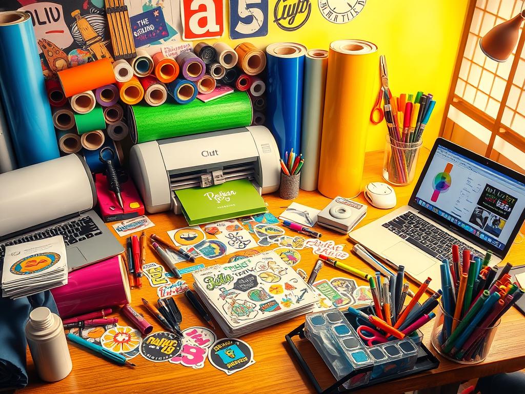 materiais para adesivos