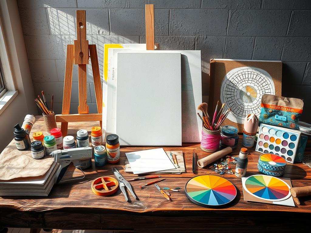 materiais para quadros